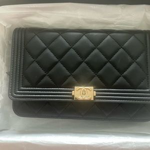 Chanel Boy WOC Black